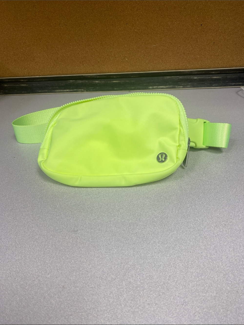 lululemon Neon Yellow-Green Crossbody Pouch
